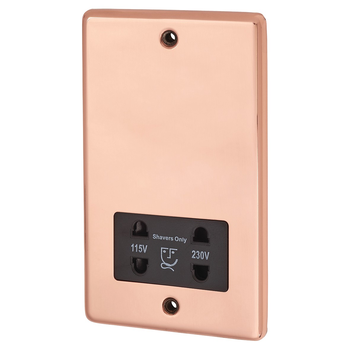 G&H Brassware Shaver Socket - Bright Copper 703844