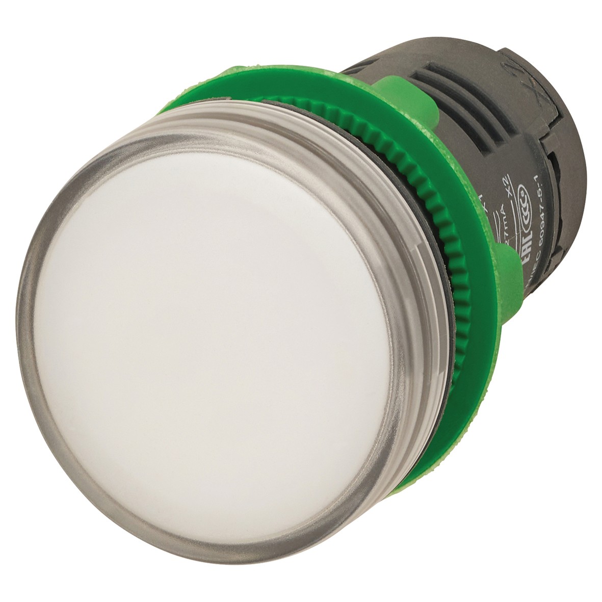 Schneider 24V Monolithic LED Pilot Light - White 704070