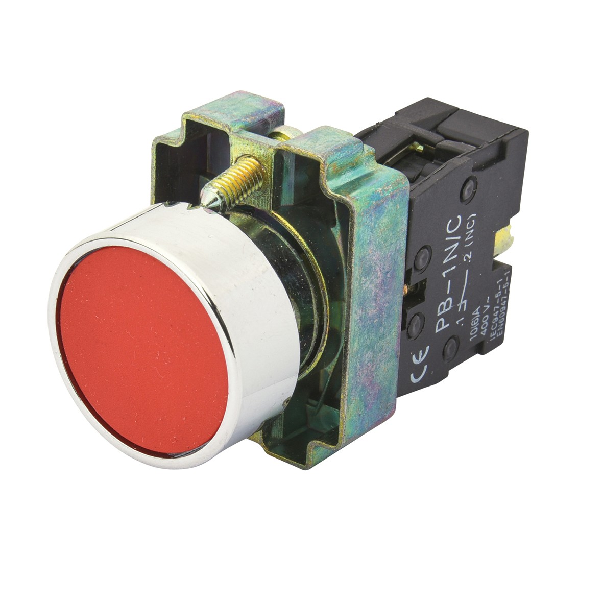 5x Lewden Red Push Button 707143