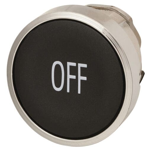 Schneider XB4 Series Marked OFF Flush Push Button Head - Black 708195