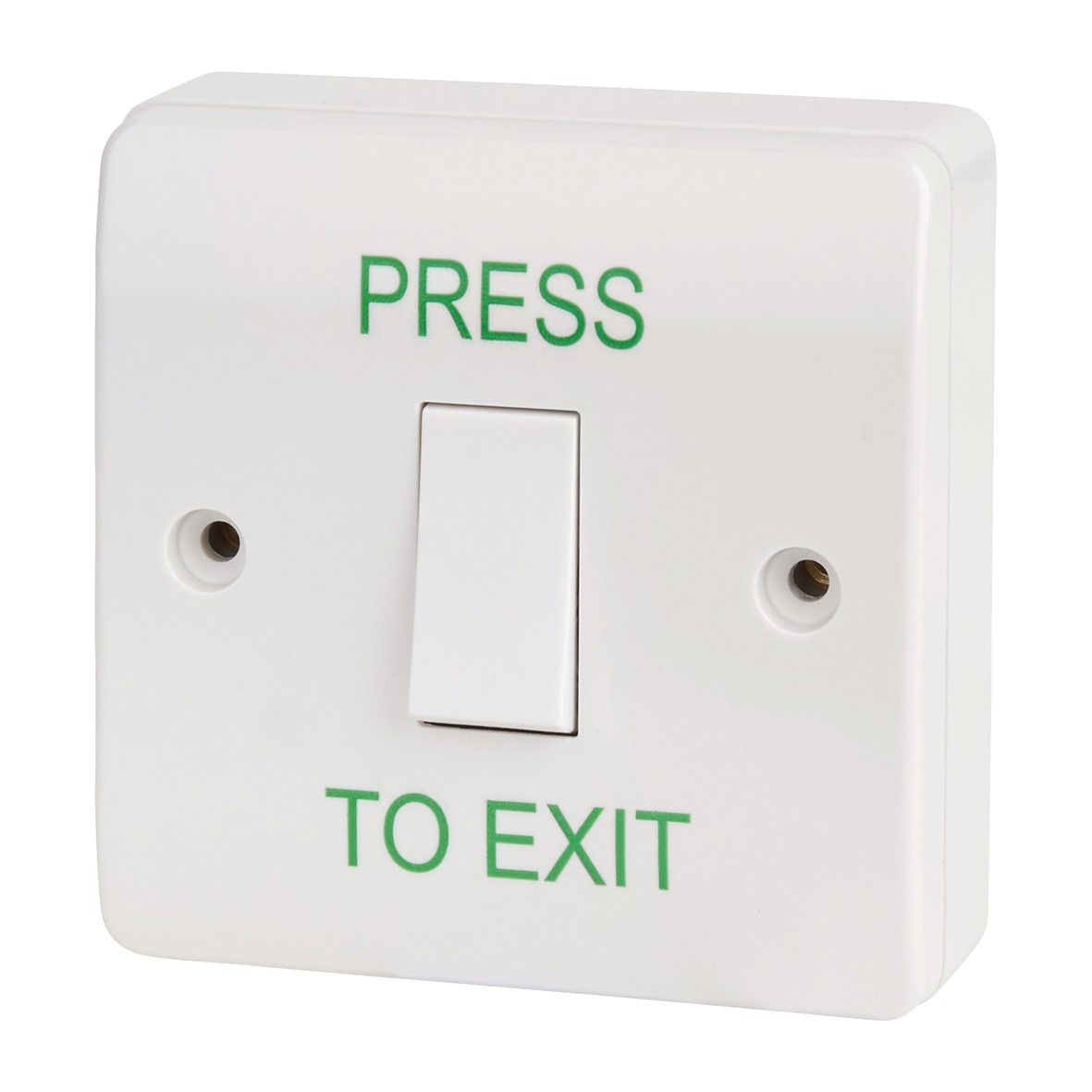 Egress Button - 85 x 85mm - White 709068