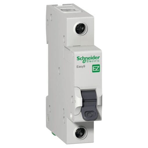 5x Schneider Easy9 16A Single Pole MCB - Type C 709541