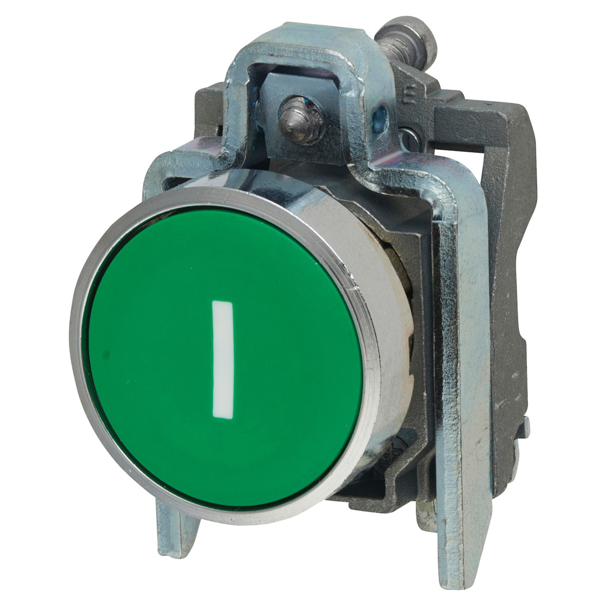 Schneider XB4 Series Flush Push Button Marked Arrow 1NO - Green 711035