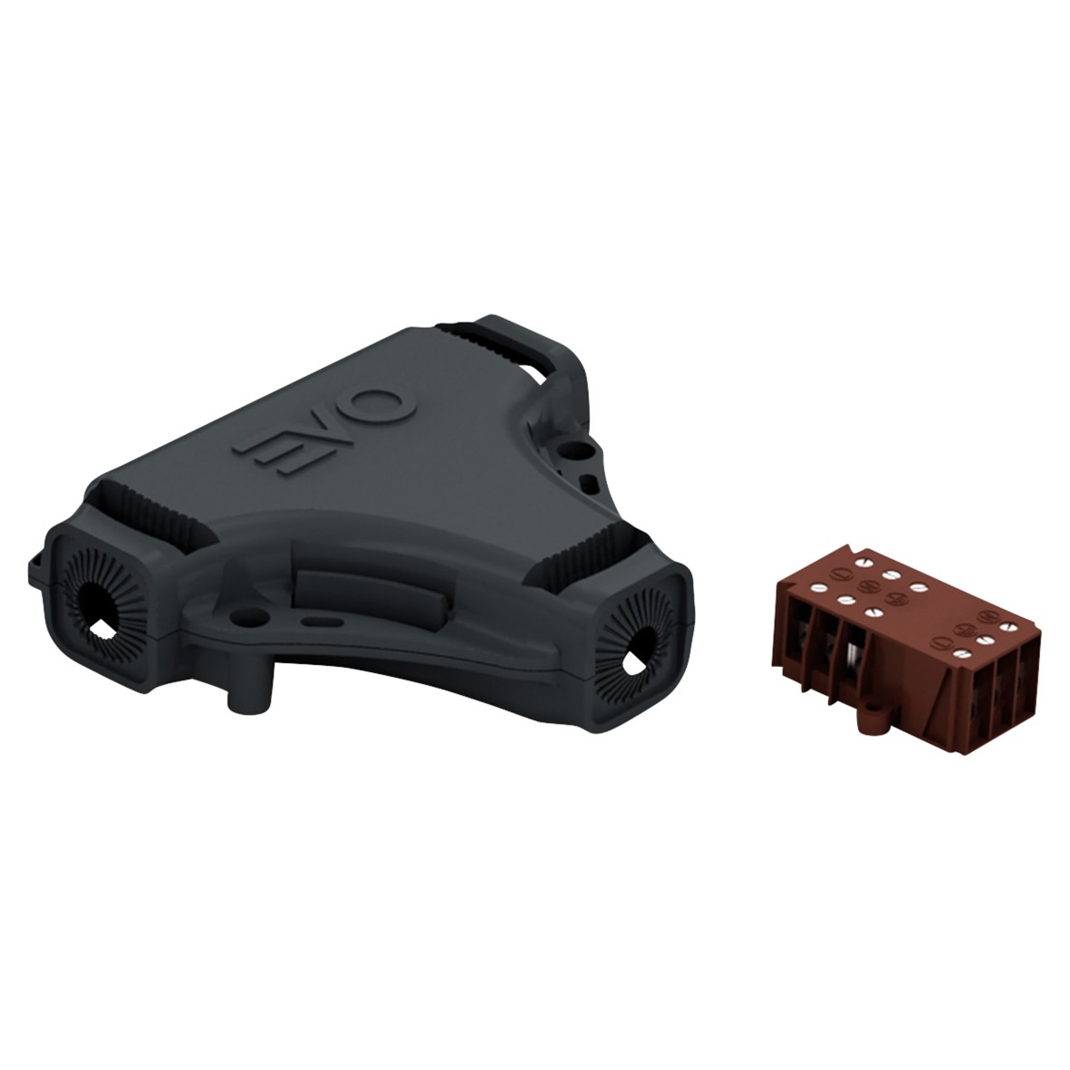 Wiska Evo 32A 3 Way 3 Pole Gel Filled Waterproof Cable Joint T-Connecto 714577