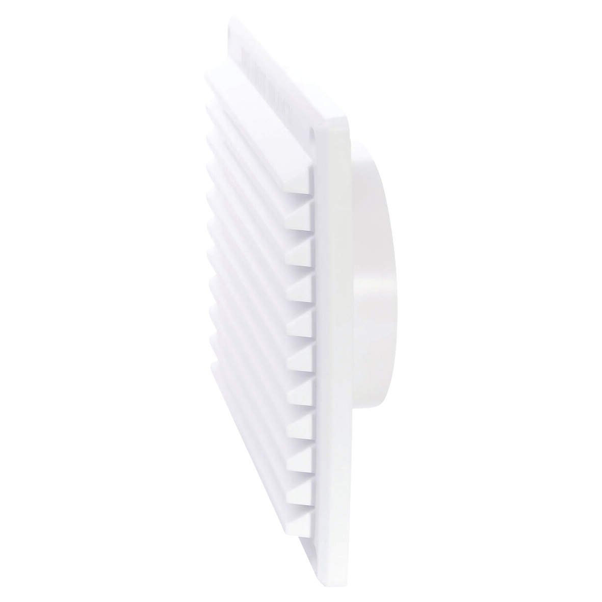 Rytons 6 x 6 Louvre & 97mm Dia. Backplate Set Bagged - White 721975