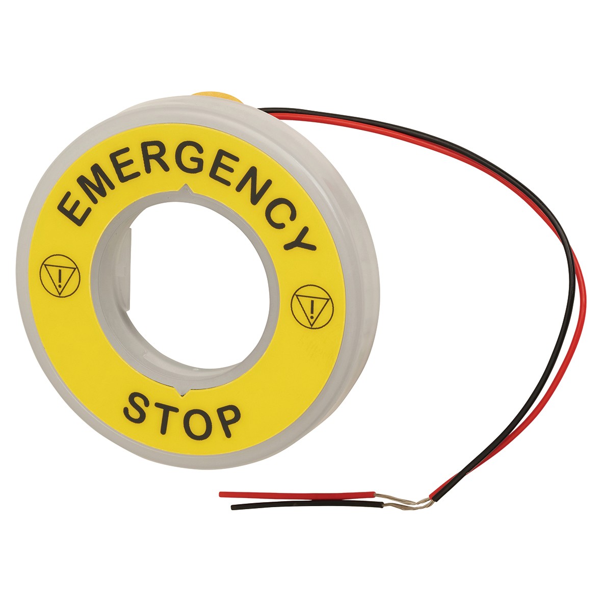 Schneider 24V Red Fixed LED Indicator Text Emergency Stop With Yellow L 726945