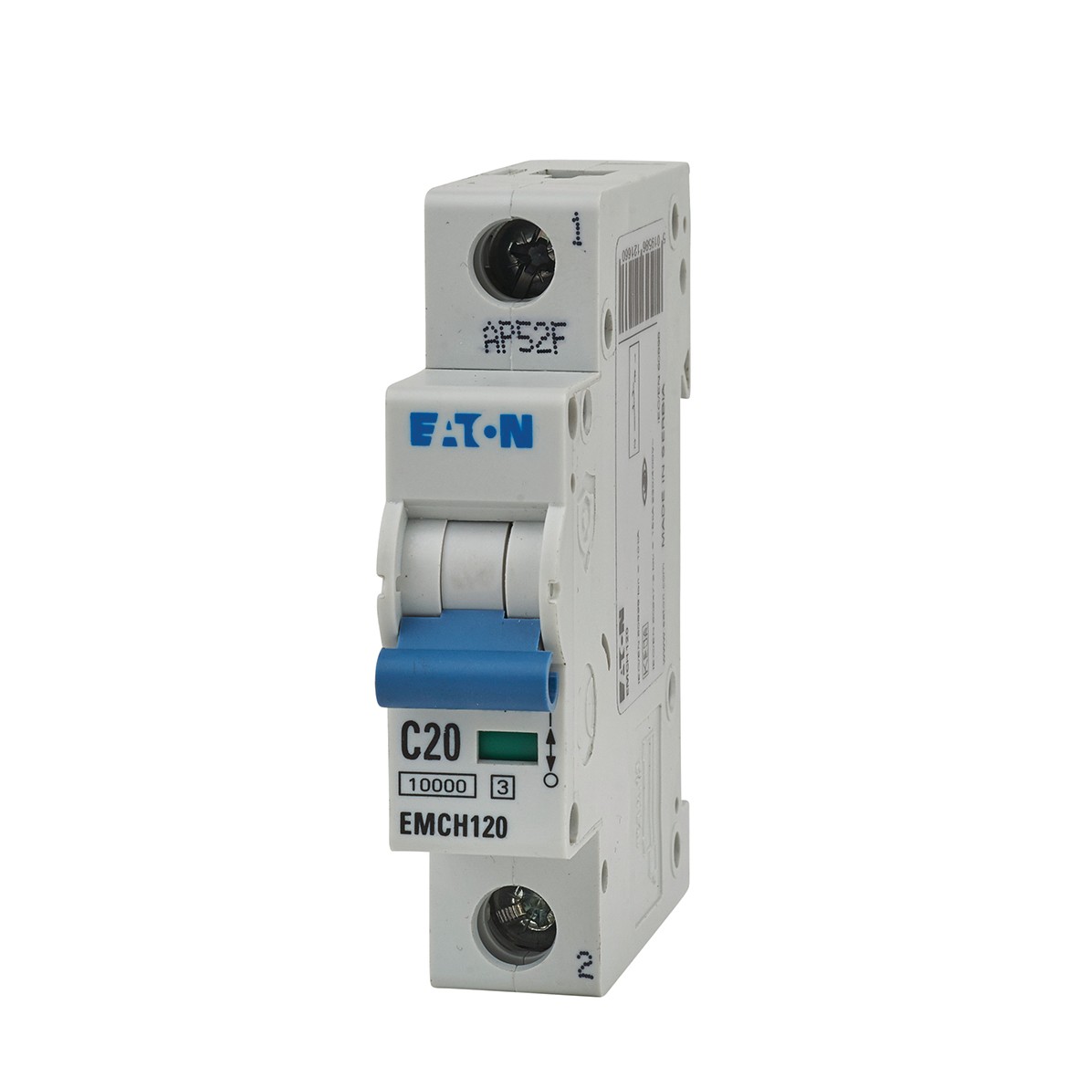 Eaton 20A 3 Phase Single Pole Type C MCB 734011