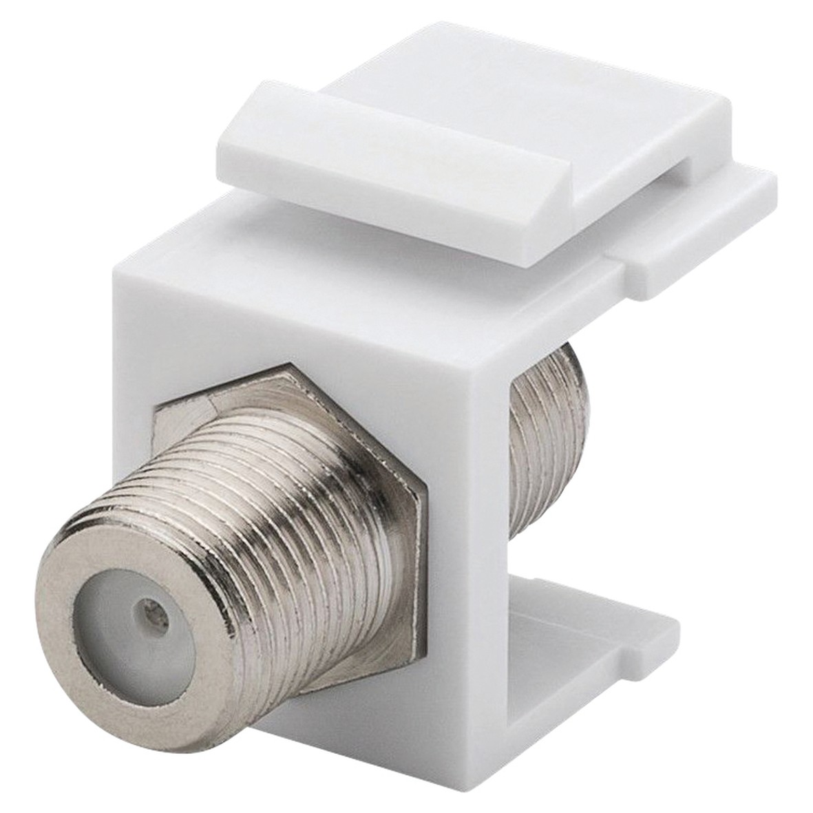 10x Ultima Keystone Satellite Connector - F-Type - White 734947