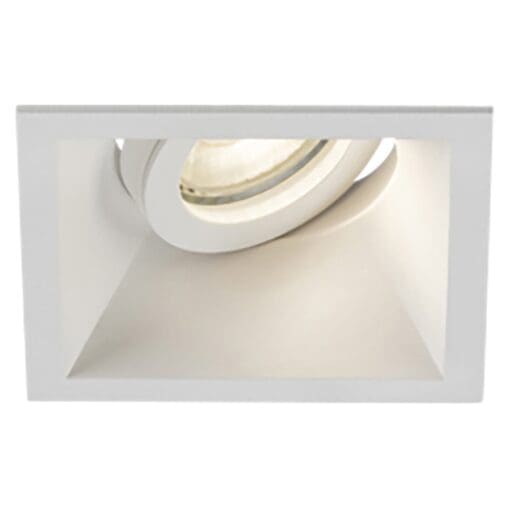 Knightsbridge Dipa Single Square Anti-Glare Tilt Adjustable Downlight - 735419