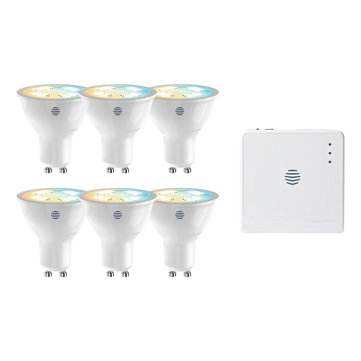 Hive Active Light Cool to Warm White GU10 - Pack 6 with Hub 737525