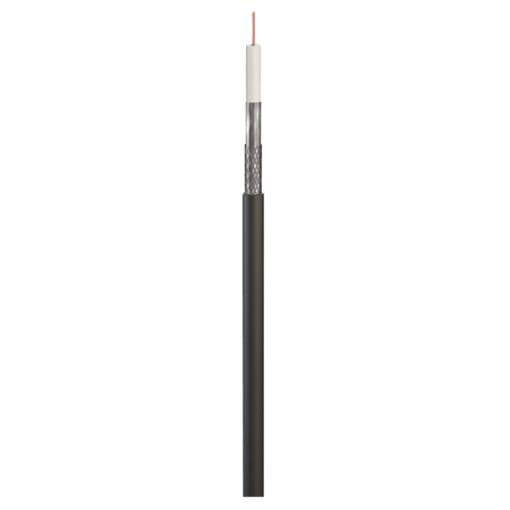5x Doncaster Cables Satellite Coaxial Cable (RG6) 25m - Black 737735