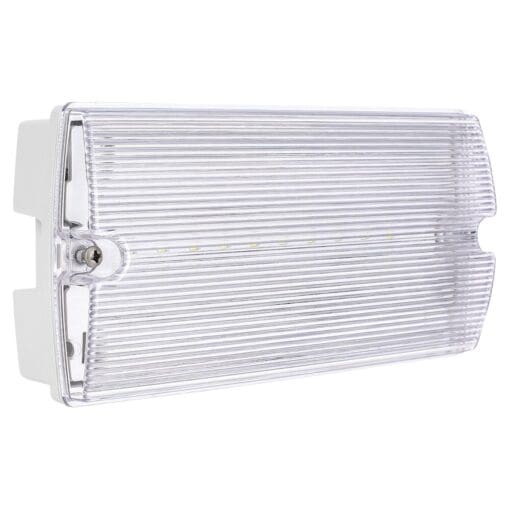 Luceco Tempus 3W LED Emergency Mini Bulkhead Light - IP65 - 6500K Dayli 739882