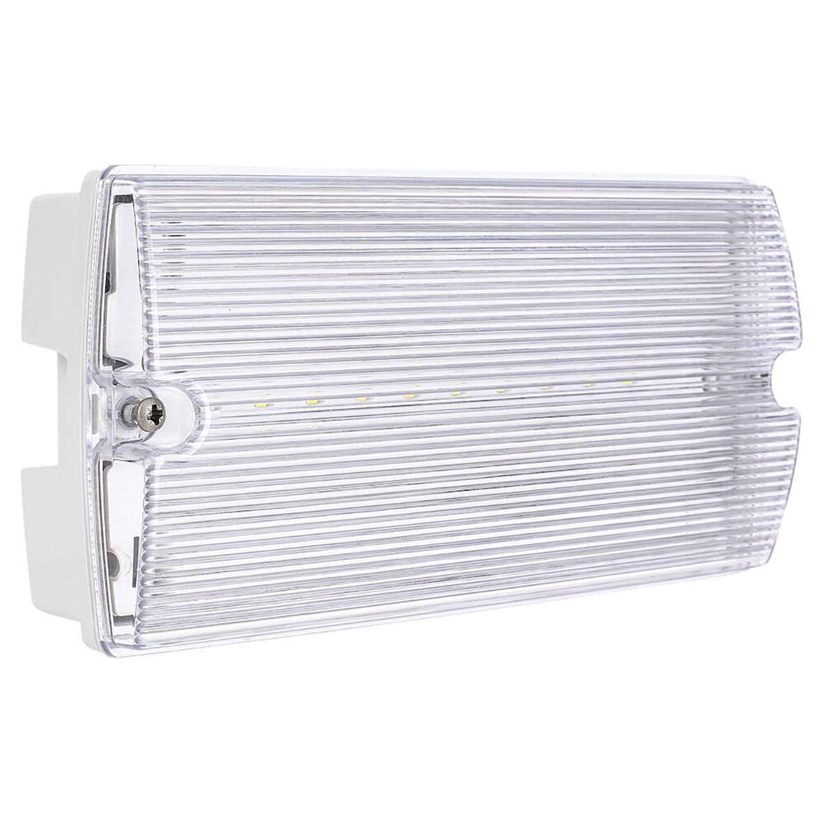 Luceco Tempus 3W LED Emergency Mini Bulkhead Light - IP65 - 6500K Dayli 739882