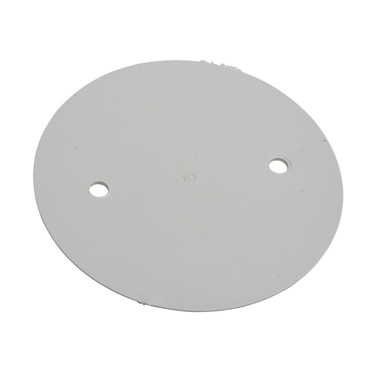 PVC Conduit Circular Box Lid - Overlapping - 85mm - White 741987