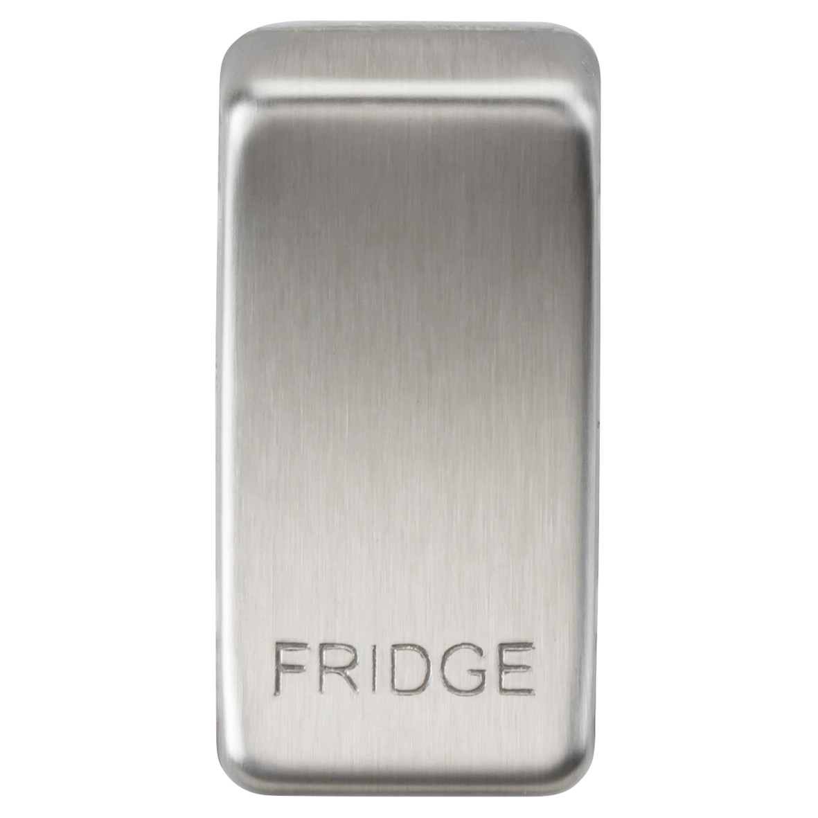 Knightsbridge Printed Grid Switch Rocker - Fridge - Brushed Chrome 742490