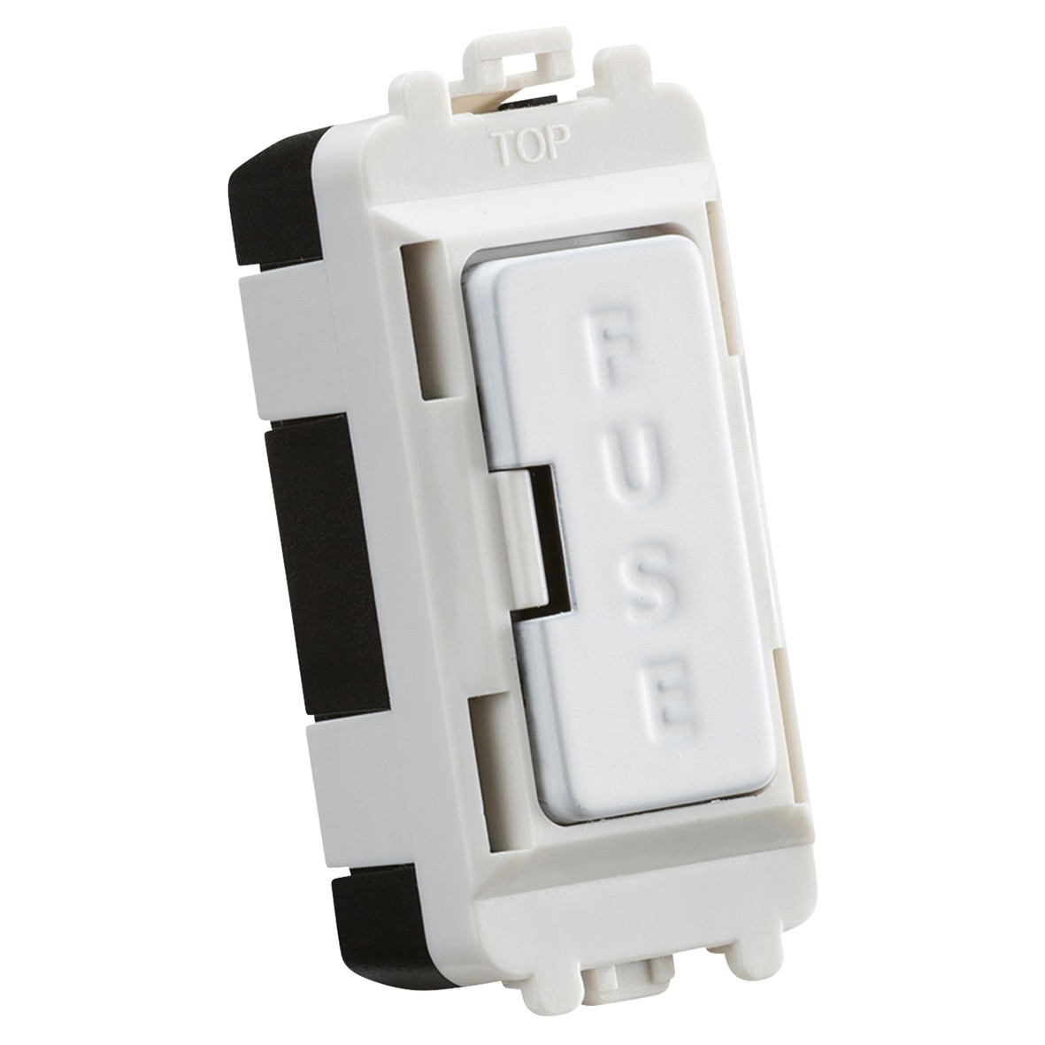 Knightsbridge 13A Fused Spur Grid Switch - Matt White 743540