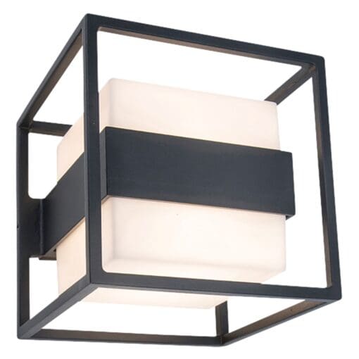 Lutec Cruz Integrated LED Wall Light 1000lm IP54 - Dark Grey - 3000K 747305