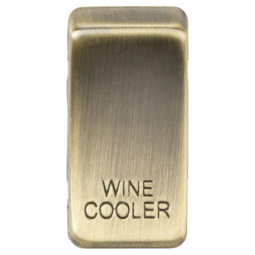 Knightsbridge Printed Grid Switch Rocker - Wine Cooler - Antique Brass 747747