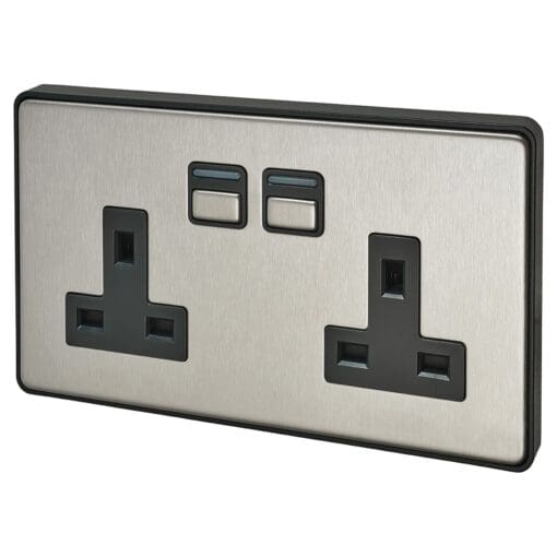 LightwaveRF Smart Series Power Generation 2 Starter Kit - Stainless Ste 756381