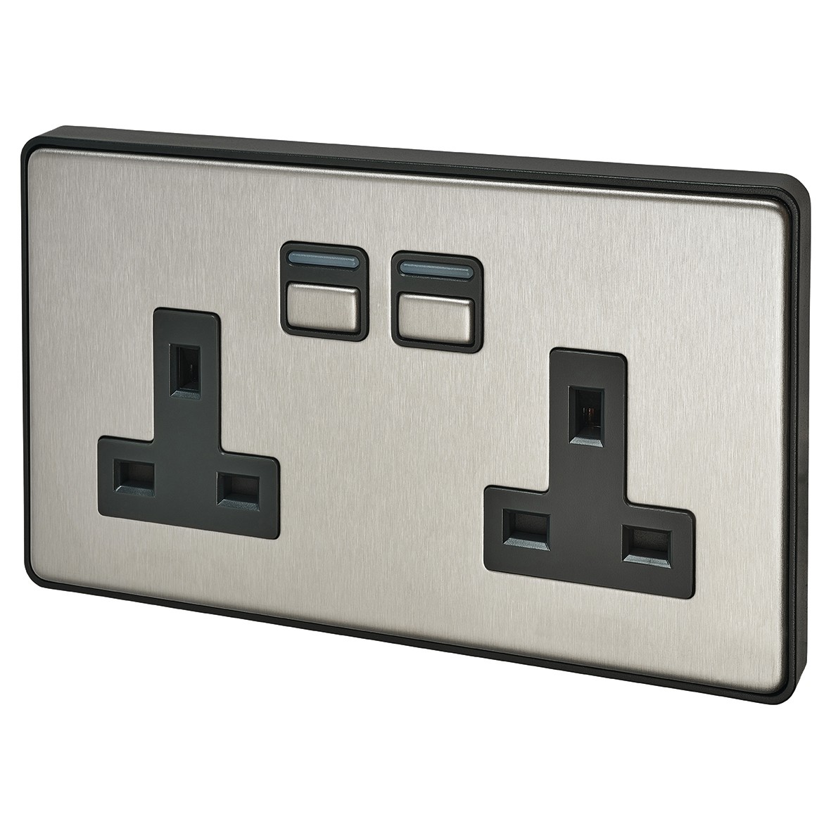 LightwaveRF Smart Series Power Generation 2 Starter Kit - Stainless Ste 756381