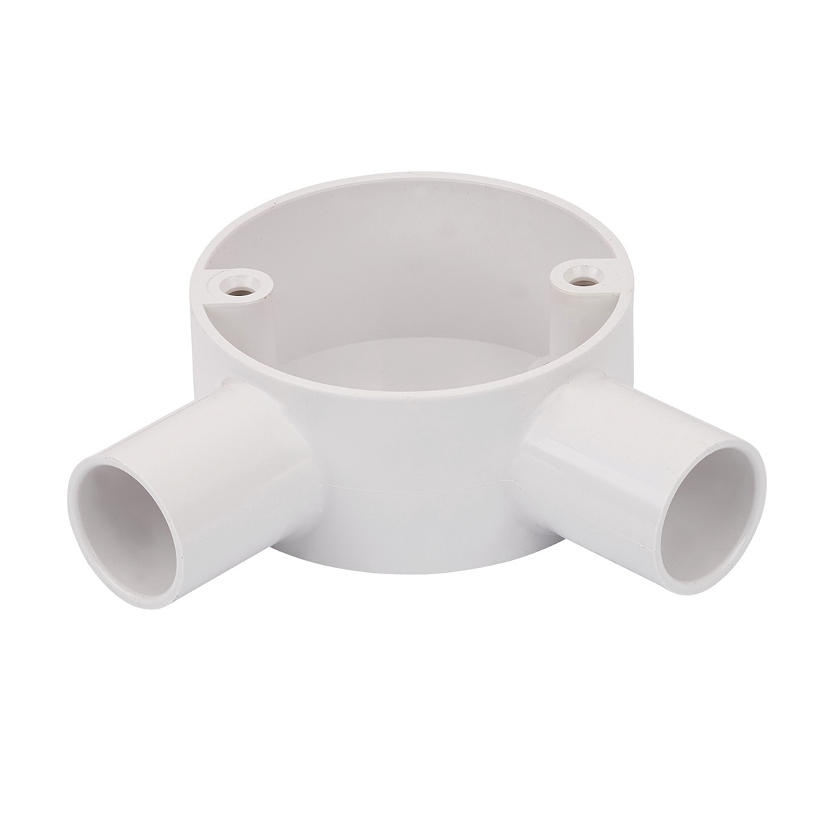 PVC Conduit Angle Box - 20mm - White 757182