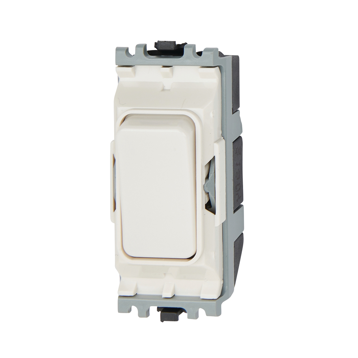 5x MK 10A 1 Way Double Pole Grid Switch - White 760204