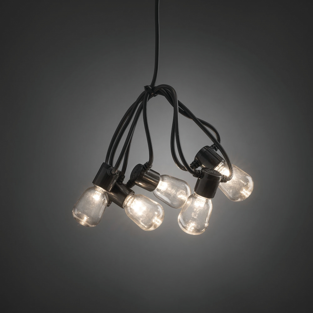 Konstsmide Festoon LED Oval Garden Lights IP20 - 20 Lights- Warm White 762209