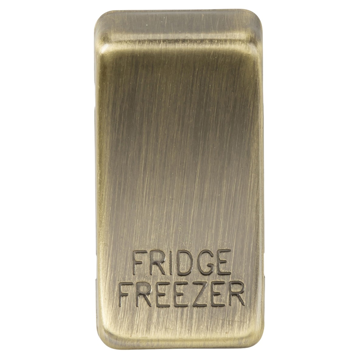 Knightsbridge Printed Grid Switch Rocker - Fridge Freezer - Antique Bra 766606