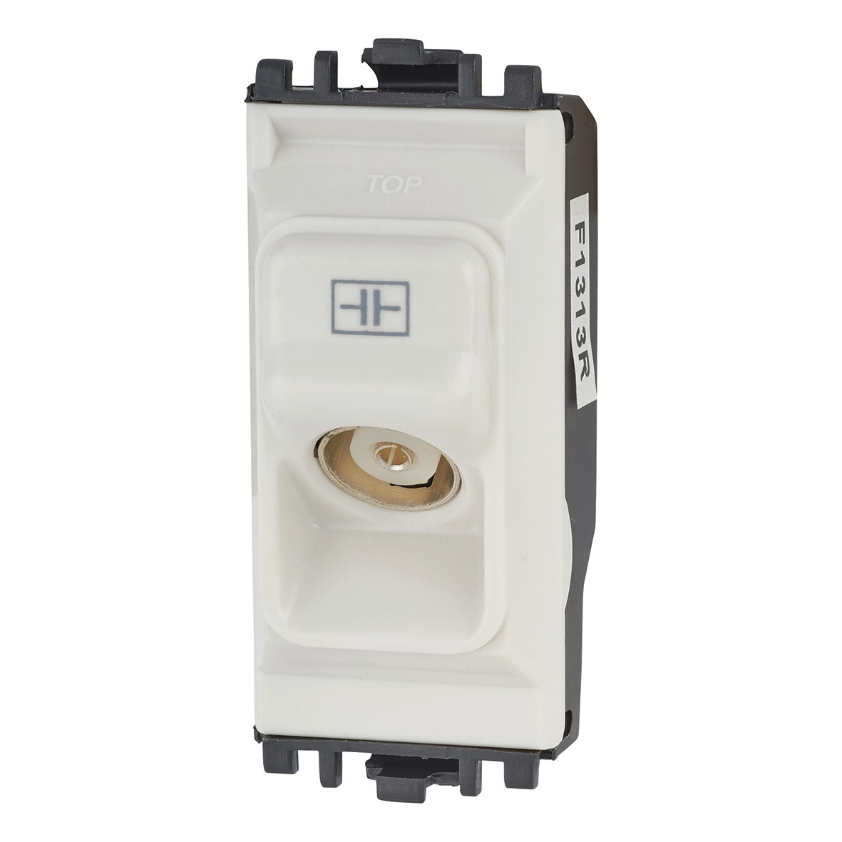 MK Socket TV/FM Isolated Grid Module - White 767199