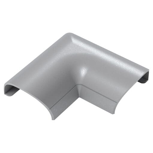 D-Line 1/2 Round Mini PVC Trunking Door Top Bend - 30 x 15mm - Clip-Ove 769531