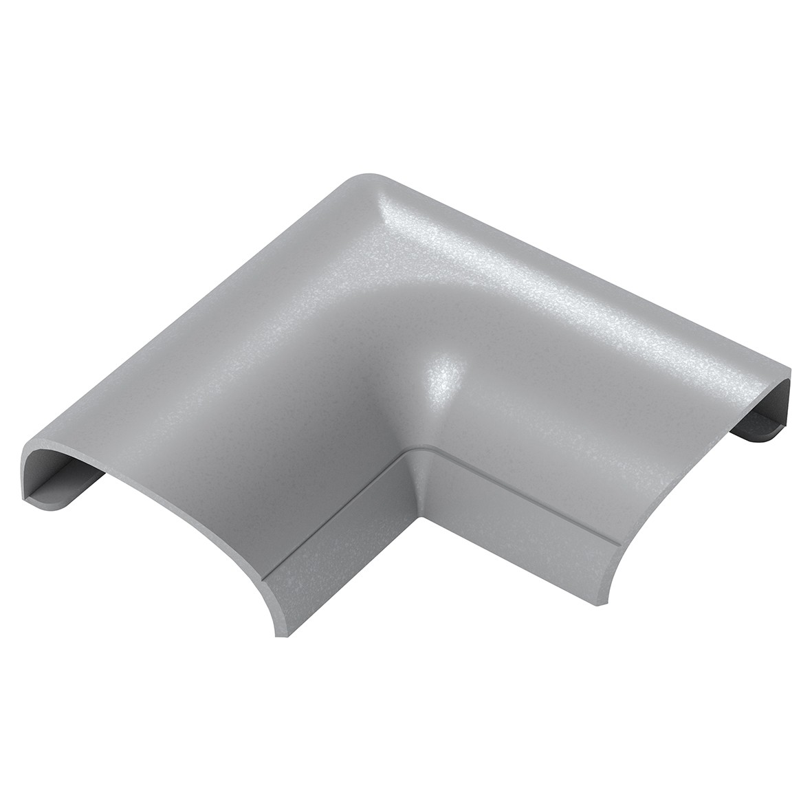 D-Line 1/2 Round Mini PVC Trunking Door Top Bend - 30 x 15mm - Clip-Ove 769531