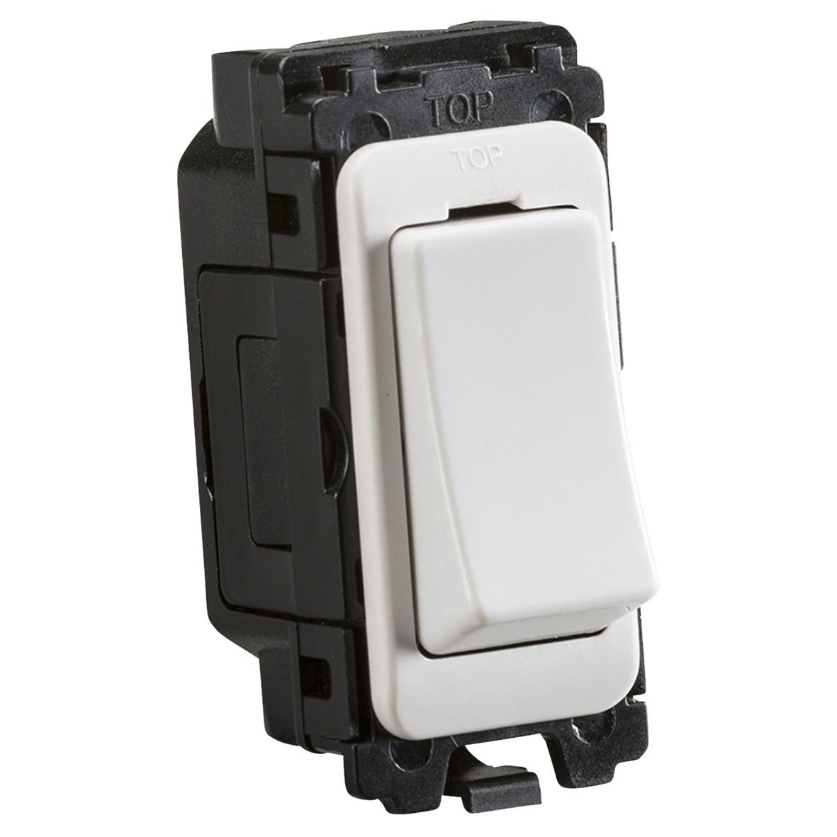 5x Knightsbridge 20AX Intermediate Curved Edge Grid Switch - White 773058