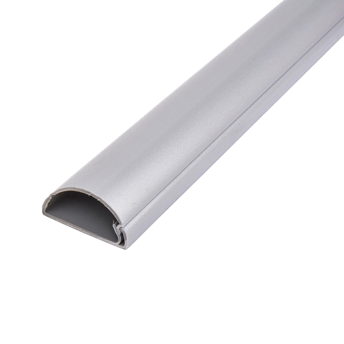2x D-Line 2m Length S-Adh. 30x15mm 1/2 Round - Aluminium E 773971