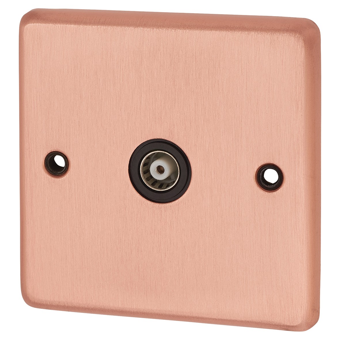 G&H Brassware Single Coaxial Socket - Brushed Copper 775749