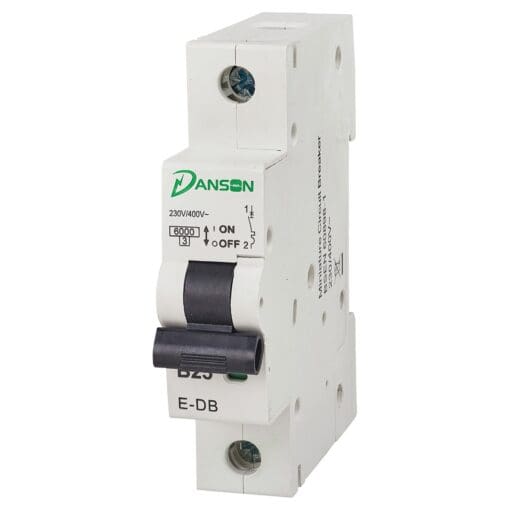 Danson 25A Single Pole 6kA MCB Module - Type B 780839