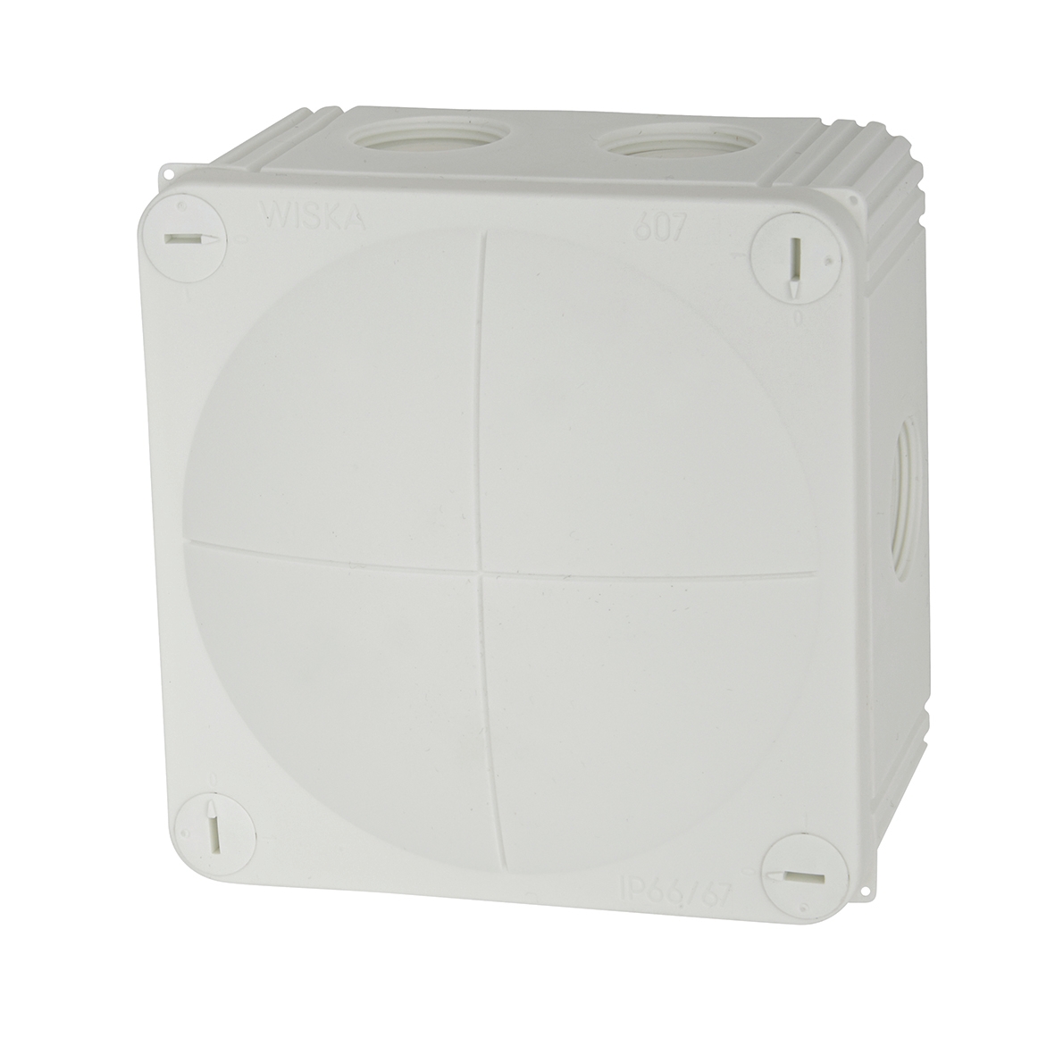 Wiska 6 x 6 x 2 White IP66 Box 781079