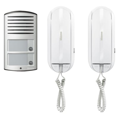 Legrand Bticino 2 Way Linea 2000 Audio Door Entry Kit with 2 x Sprint L 787670