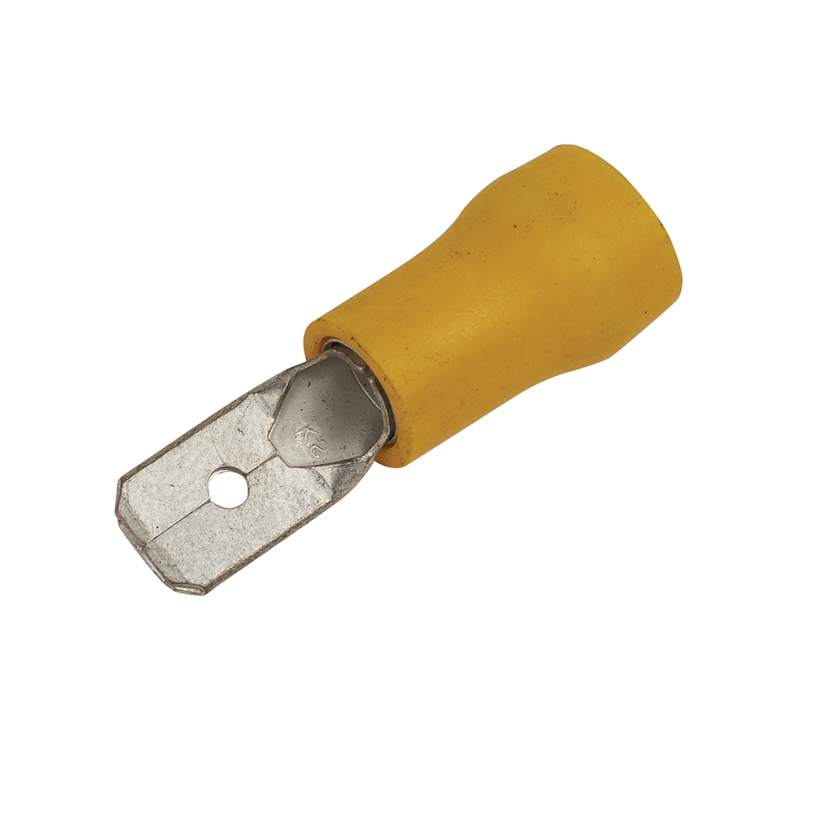 5x Crimp Insulated Male Spade - Yellow 789701