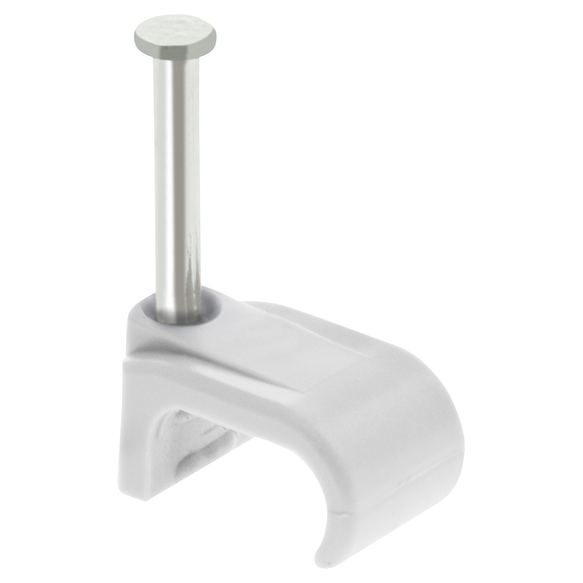 Unicrimp Twin & Earth Cable Clips for 4-6mm Flat Cable - White - Pa 789889