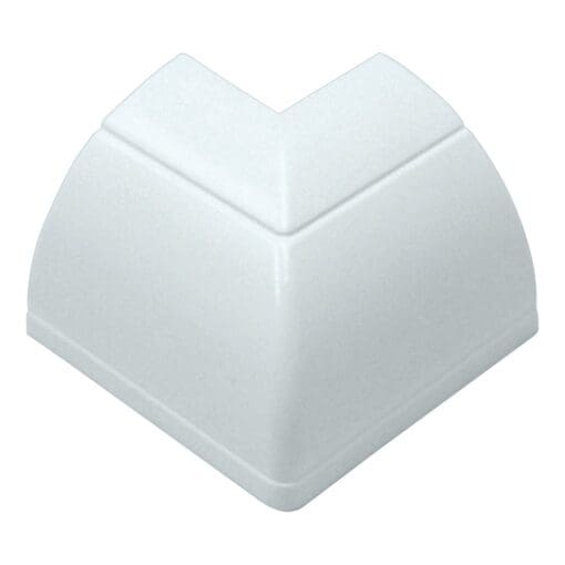 10x D-Line External Bend - 22 x 22mm - Clip-Over - White 793784