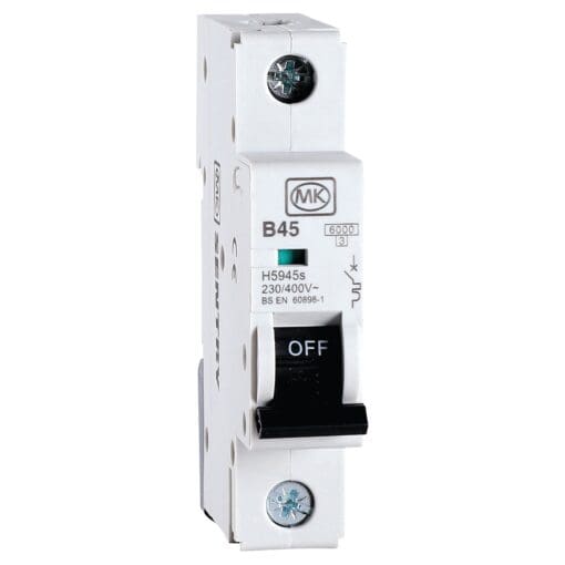 5x MK 45A Single Pole MCB - Type B 795795