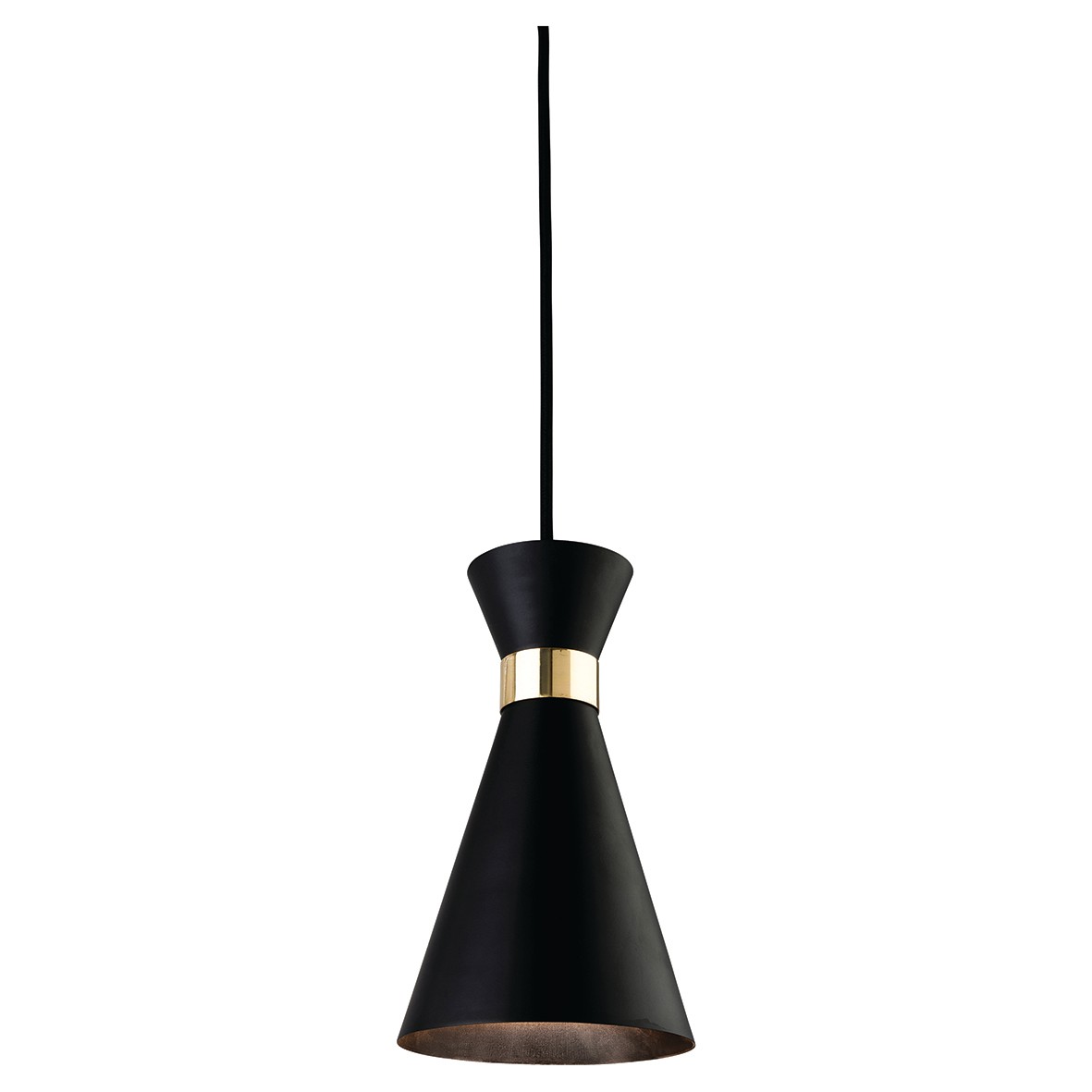 Touchpoint Ohio Ceiling Light Pendant - Black/Brass 806535