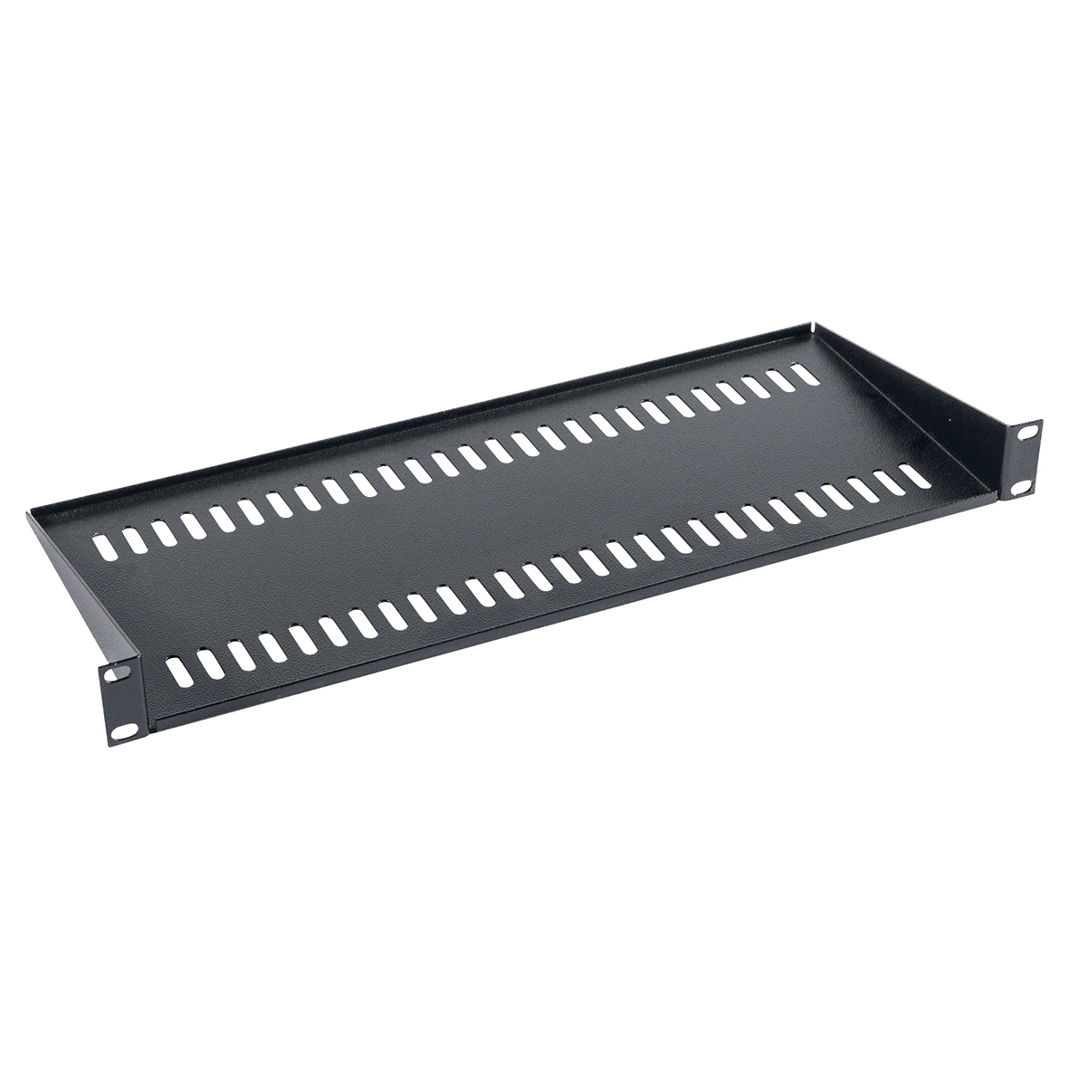 Cantilever Shelf Semi Vented Up to 10kg Black (H)1U x (W)19" x (D) 807361
