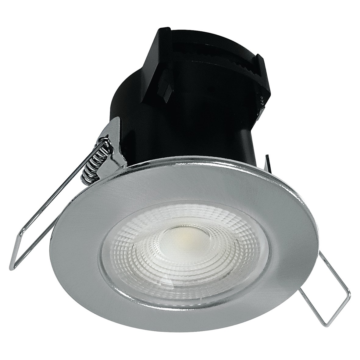 Eterna 5W LED Dimmable Downlight IP65 - 4000K - Satin Nickel 808340