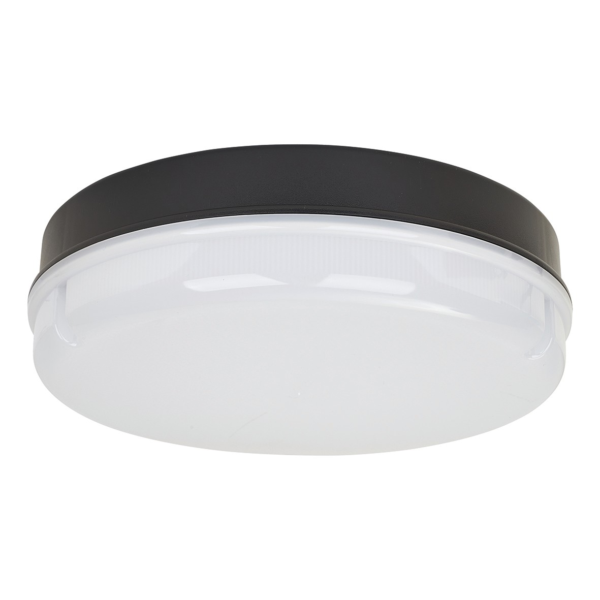 Non Emergency LED Round Bulkhead - IP65 - Black Base 812678