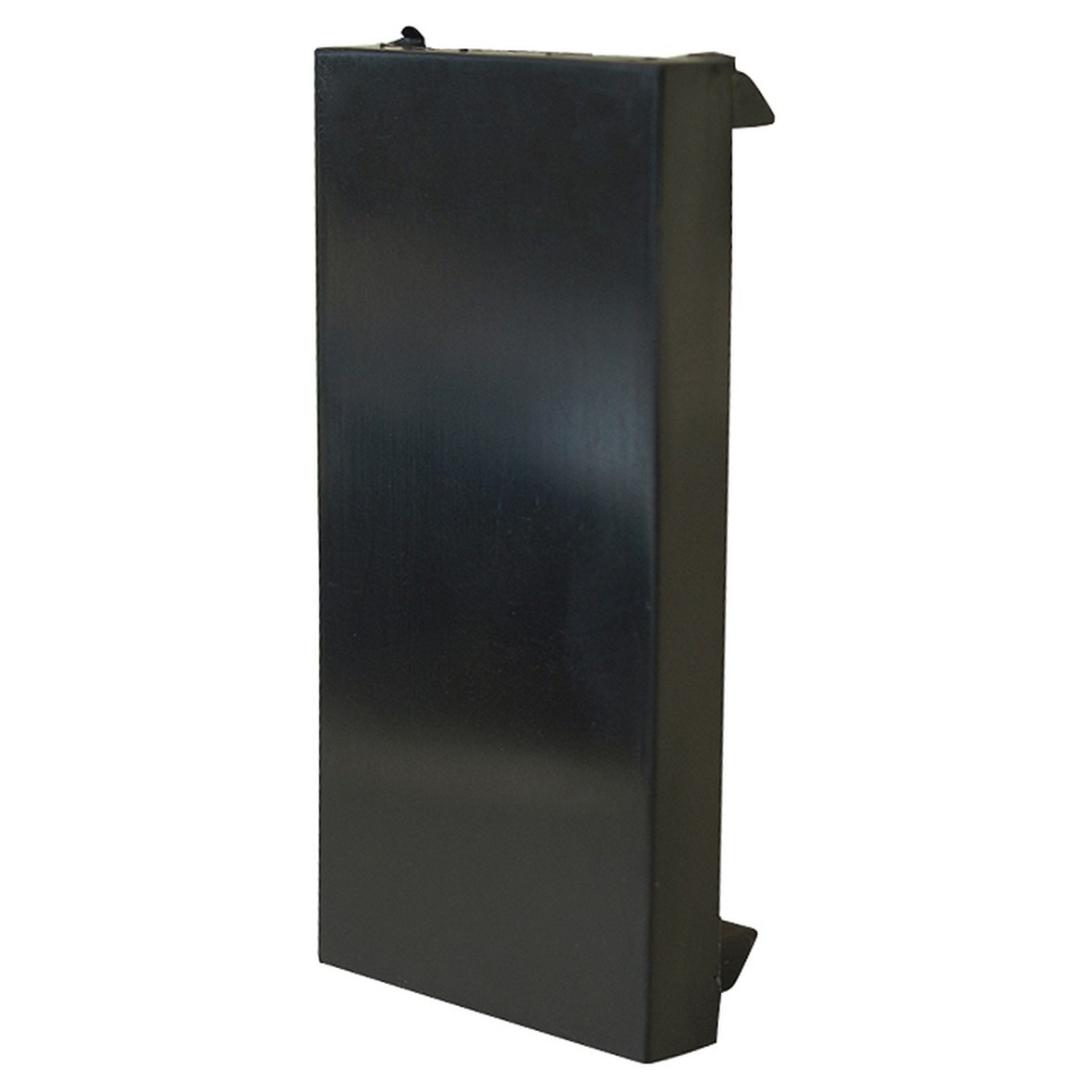 10x Black Euromodule Blank wall plate insert 25mm x 50mm 815689