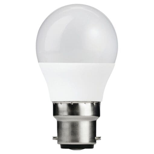 10x TCP Home 5.3W BC-B22 LED Golf Ball Lamp - 2700K Warm White 816776