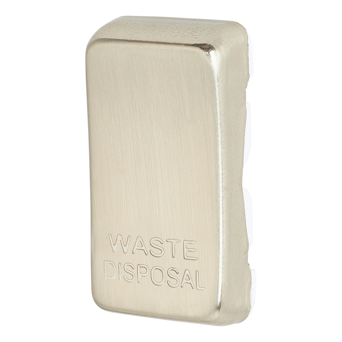 10x BG Printed Switch Module - Waste Disposal - Brushed Steel 817266