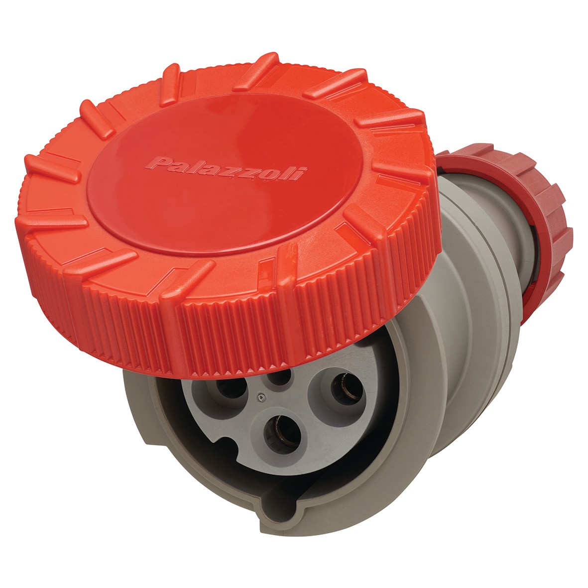 63A 3 Pin & Neutral & Earth Trailing Socket - Red 821748