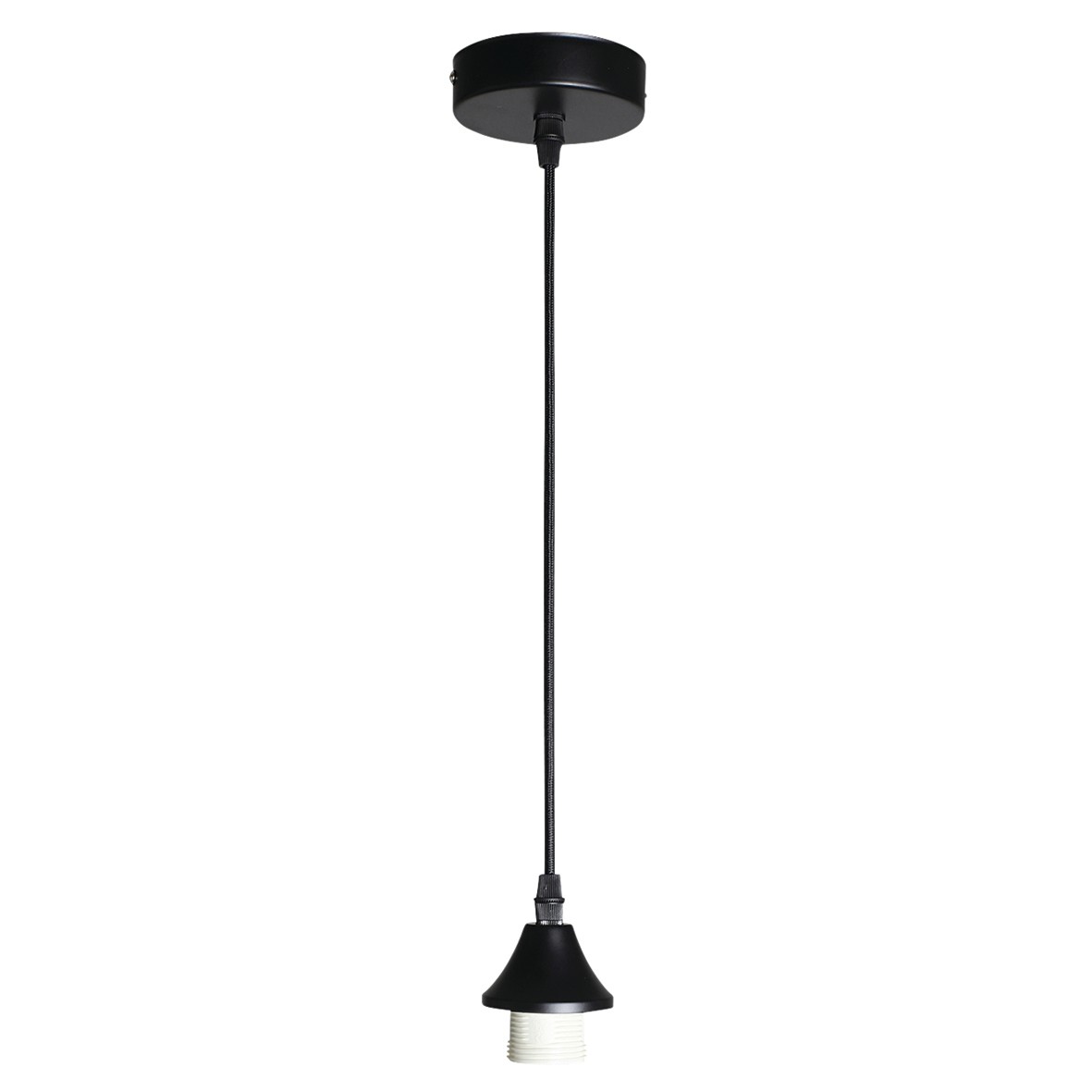 Altro Milano 1 Ceiling Light Pendant - Matt Black 823080